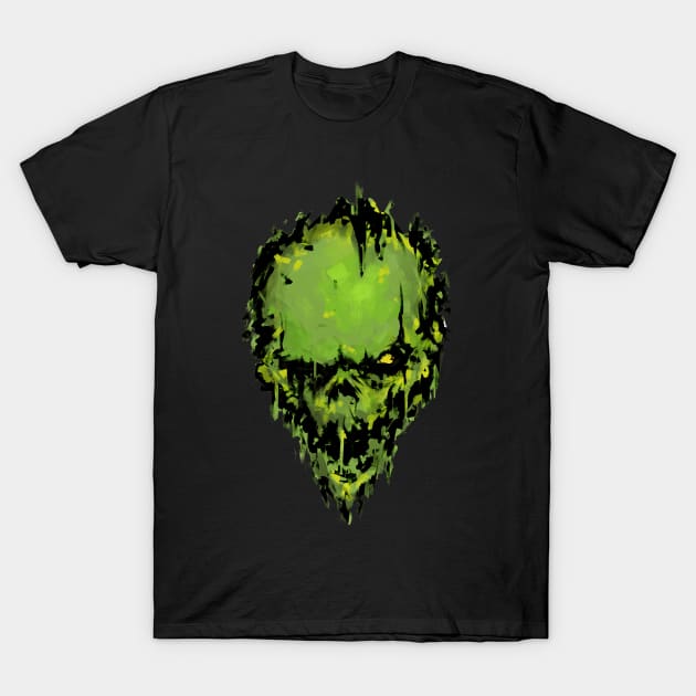 zombie head T-Shirt by GAlexV